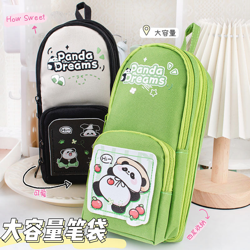 儿童笔袋4层大容量文具设计感小学生文具袋多层收纳袋子Children's Pencil Case: 4-Compartment, Large-Capacity, Stylish Design, Elementary School Student Stationery Bag, Multi-Compartment Storage Bag