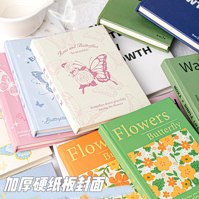 MOKA口袋精装本A7多款复古高颜值笔记本子加厚小众学生日记本MOKA Pocket Hardcover A7: A Variety of Stylish Retro Notebooks—Thickened, Niche Student Diaries