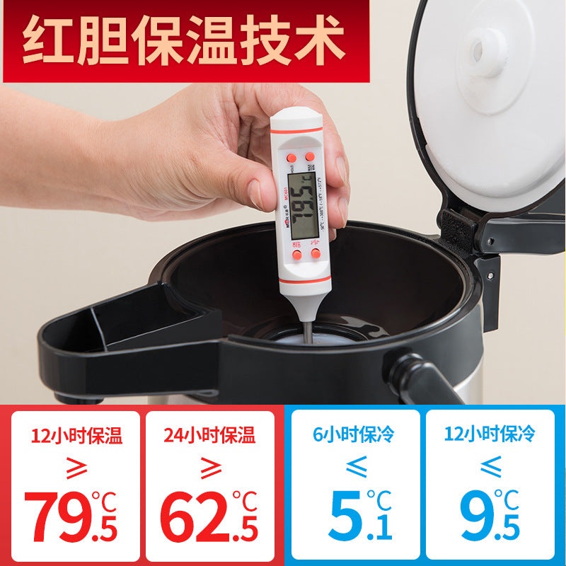 气压式热水瓶家用暖茶瓶保温壶大容量按压式热水壶手提开水瓶暖壶Pressure-Sealed Hot Water Bottle, Household Tea Warmer, Insulated Thermos, Large-Capacity Push-Button Hot Water Bottle, Portable Hot Water Bottle, Thermos