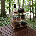 户外露营折叠置物架Folding Storage Rack for Outdoor Camping