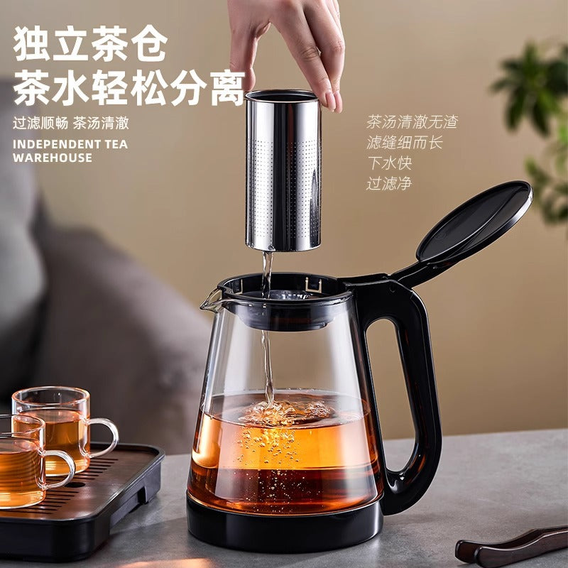 冷水壶大容量冰镇水果冷泡茶壶过滤凉水壶耐高温玻璃凉水杯Large-Capacity Water Pitcher for Chilled Fruit Cold-Brew Tea, Filtered Water Pitcher, Heat-Resistant Glass Water Cup