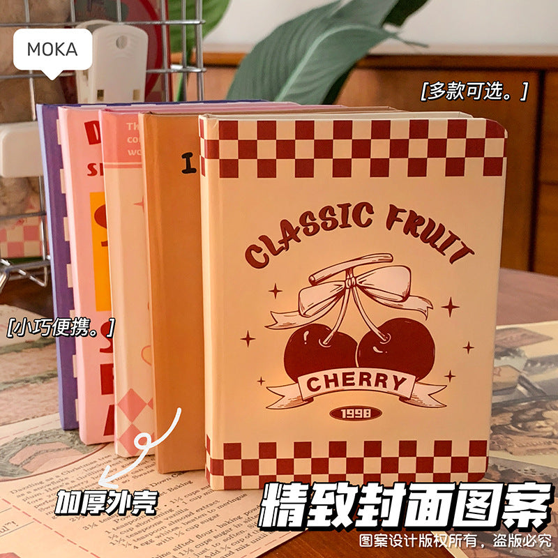 MOKA口袋本A7复古笔记小本子便携随身单词本小号迷你横线记事本 MOKA Pocket Notebook A7 Retro Notebook, Compact and Portable Vocabulary Notebook, Small Mini Lined Notepad