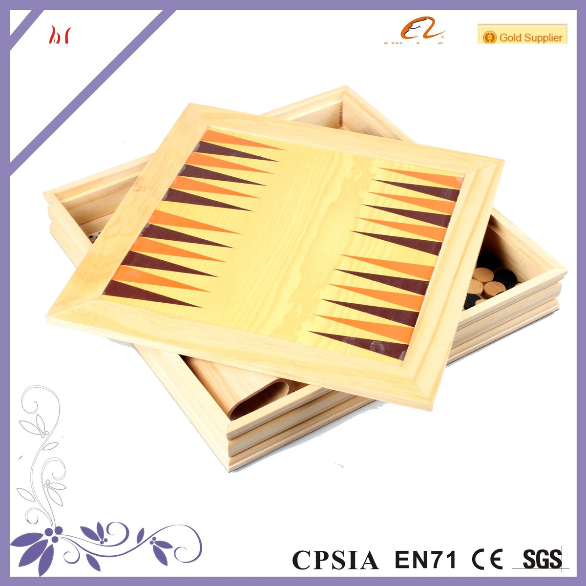 多合一游戏棋 国际象棋组盒 木质棋盘棋子七合一 国际象棋组盒游All-in-One Board Game Set: Chess Set Box – 7-in-1 Wooden Board and Pieces – Chess Set Box Game