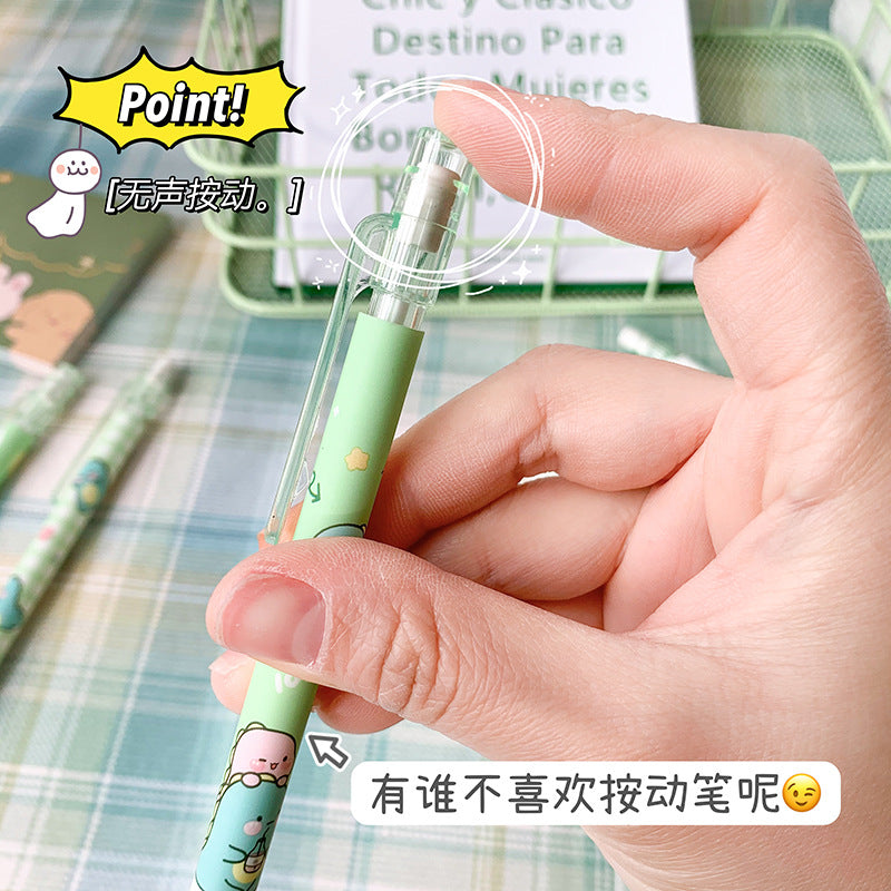 MOKA魔卡自动铅笔卡通不断芯高颜值自动铅按动绘画写字用活动铅笔 MOKA Magic Card Automatic Pencil: Cartoon-Style, Endless Lead, Stylish Design—Perfect for Drawing and Writing