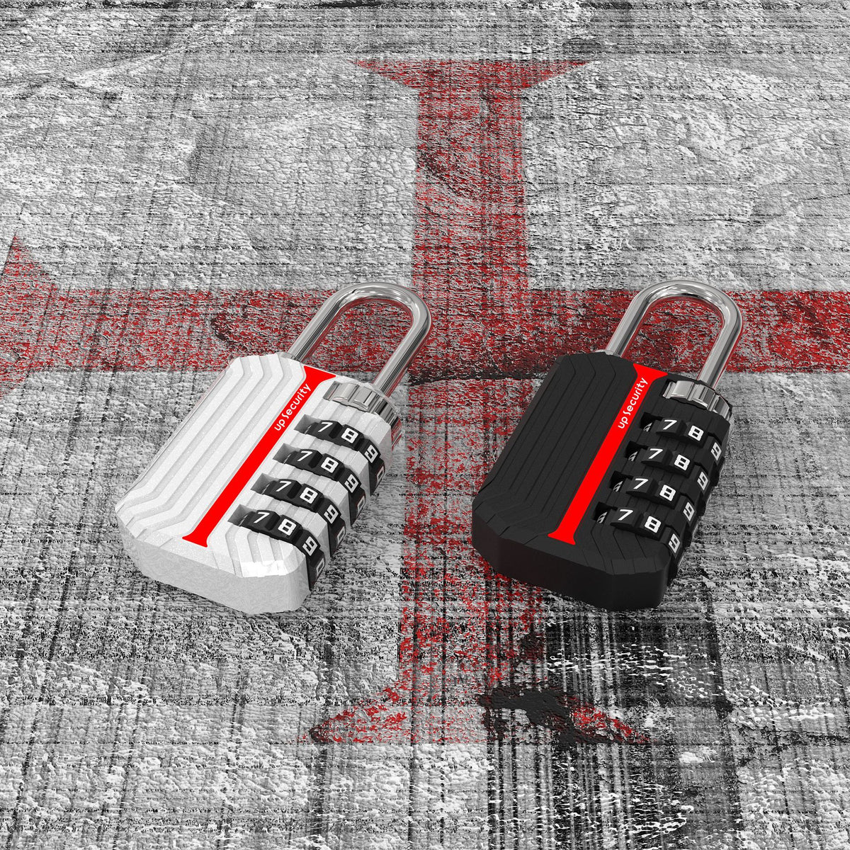 【个性定制设计】原创密码挂锁锌合金健身房工具箱防盗密码挂锁[Customised Design] Original combination padlock – zinc alloy gym toolbox anti-theft combination padlock