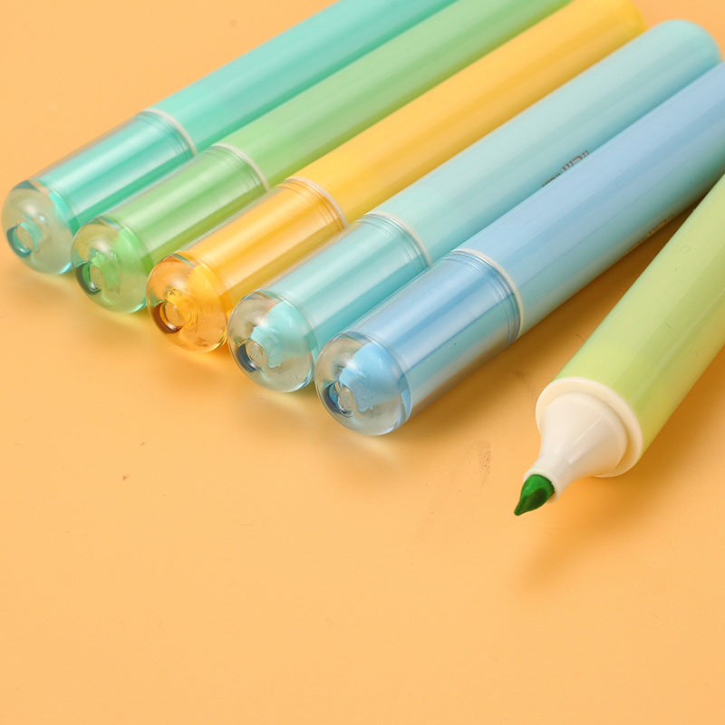 跨境彩色中性笔套装学生做记笔专用记彩笔荧光笔多色定制Cross-border coloured ballpoint pen set – specially designed for students’ note-taking, featuring coloured pens and highlighters in a variety of colours, customisable
