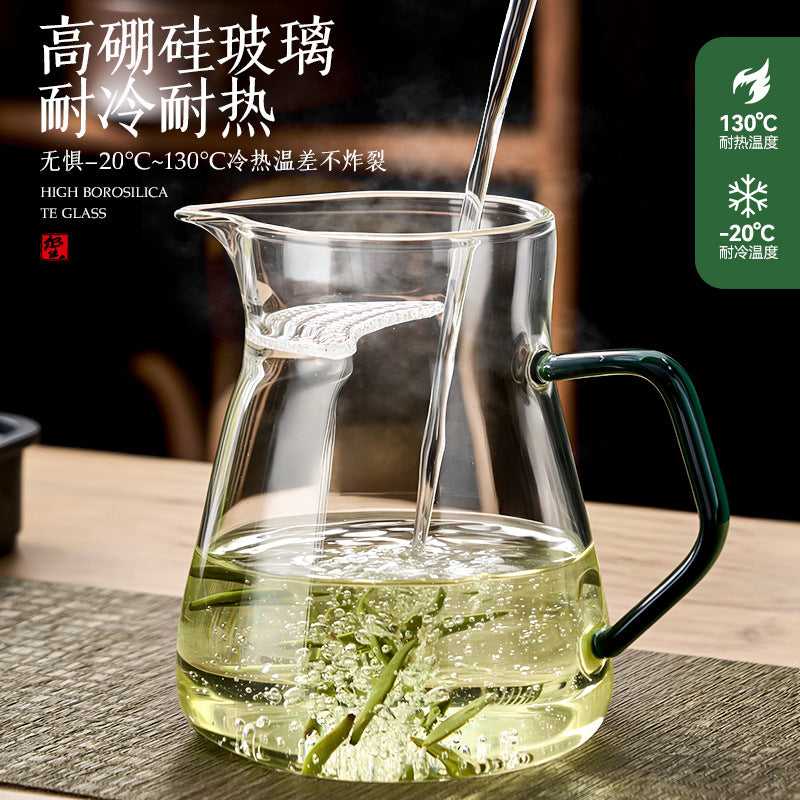 捷安玺茶水分离泡茶壶耐高温煮茶壶家用烧水壶高硼硅玻璃滤茶水壶Tea-Water Separation Teapot, Heat-Resistant Tea Kettle, Household Kettle, High-Borosilicate Glass Tea Strainer Kettle