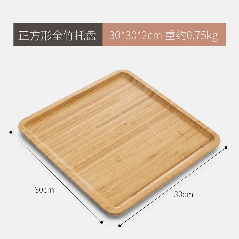 相思木托盘圆形木质披萨小托盘长方形家用茶托木盘子杯托蛋糕糖果Acacia wood tray, round wooden pizza tray, rectangular household tea tray, wooden plate, cup saucer, cake and sweet tray