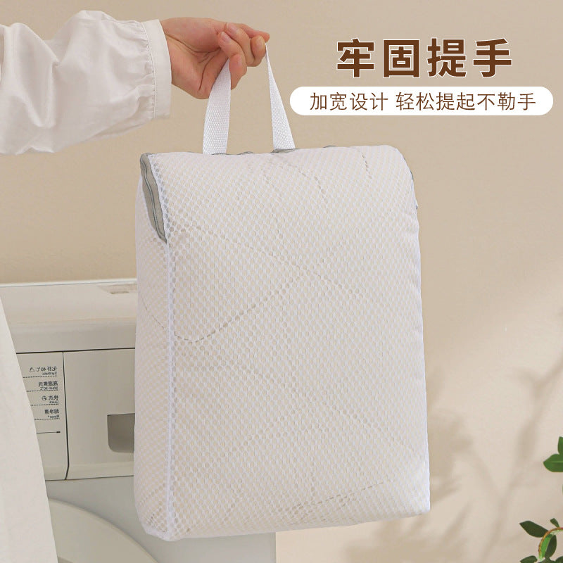 洗衣服收纳网袋专业机洗加厚蜂窝网格洗衣袋大容量可手提洗护套装Laundry Storage Mesh Bag – Professional Machine-Washable, Thickened Honeycomb Mesh Laundry Bag, Large Capacity, Handle Included – Laundry Care Set
