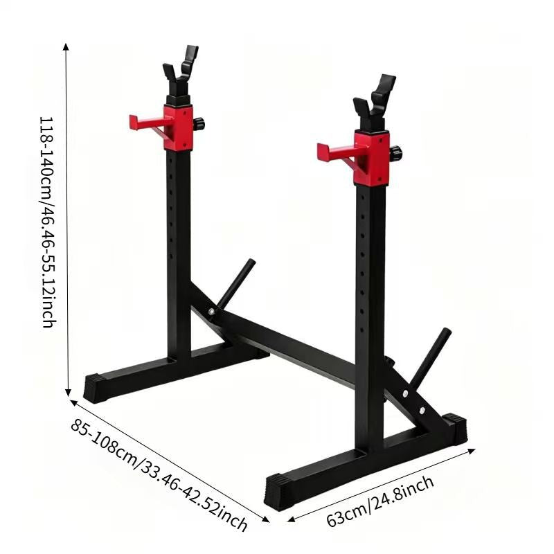 多功能深蹲架卧推架家用健身举重床机杠铃架子支架器材室内Multifunctional squat rack and bench press rack – home gym weightlifting bench, machine, barbell rack and stand – indoor fitness equipment