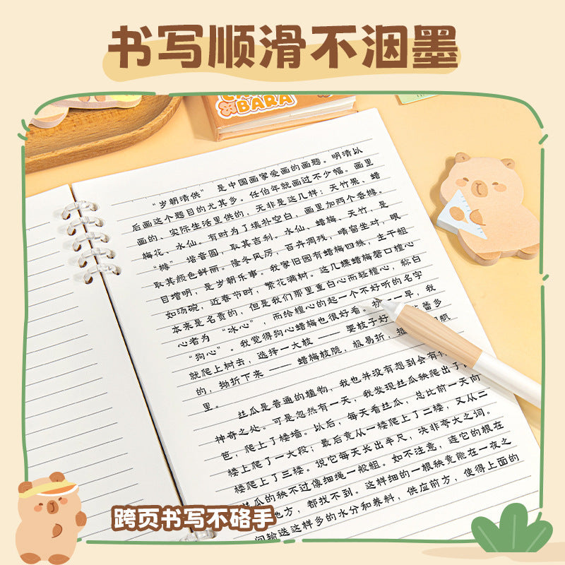 高颜值卡通活页A5线圈本可爱学生B5手账笔记本文具日记本 Stylish Cartoon A5 Spiral-Bound Notebook, Cute Student B5 Planner, Notebook, Stationery, Diary