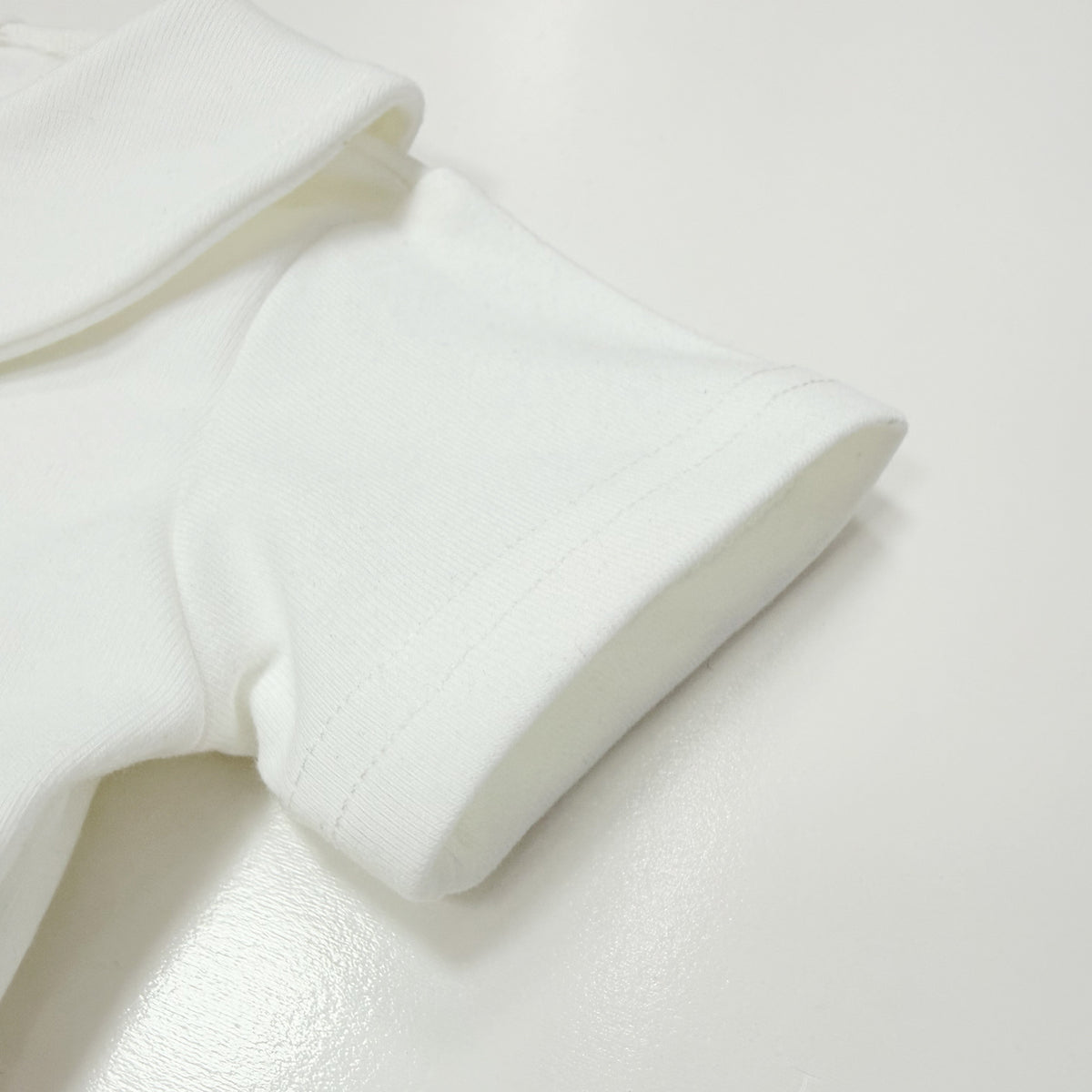 洗礼服套装男女童纯白色短袖爬服儿童生日连身哈衣配帽子 Christening Outfit Set for Boys and Girls: Pure White Short-Sleeve Romper, Children's Birthday One-Piece Romper with Hat