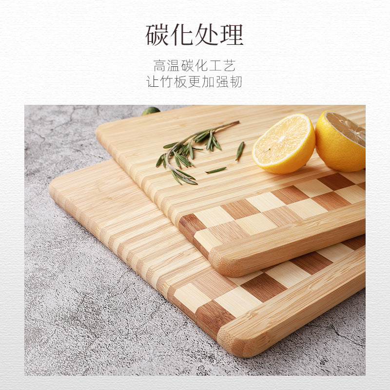 家逸几何棋盘料理板 KAYI Bamboo Cutting Board Geometric Checkerboard Pizza Tray Steak Board