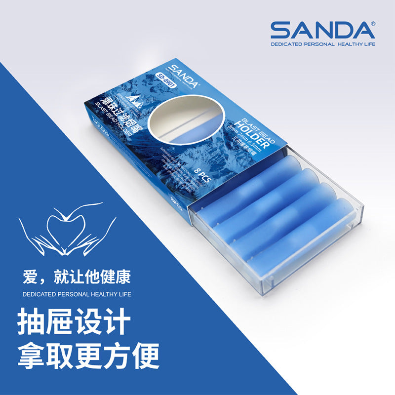爆珠过滤嘴粗中中三用香烟过滤器薄荷味大盒96只抛弃型SD8901Pop-bead filter tips – thick, medium and thin – three-in-one cigarette filters, mint flavour, large pack of 96, disposable, SD8901