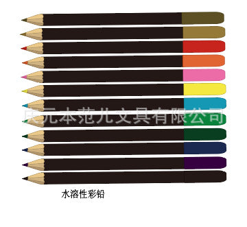 跨境新品单品OPP袋装12支素描12支油性12支水溶12支金属New cross-border products: 12 sketching pencils, 12 oil-based pencils, 12 water-soluble pencils and 12 metallic pencils, each in an OPP bag