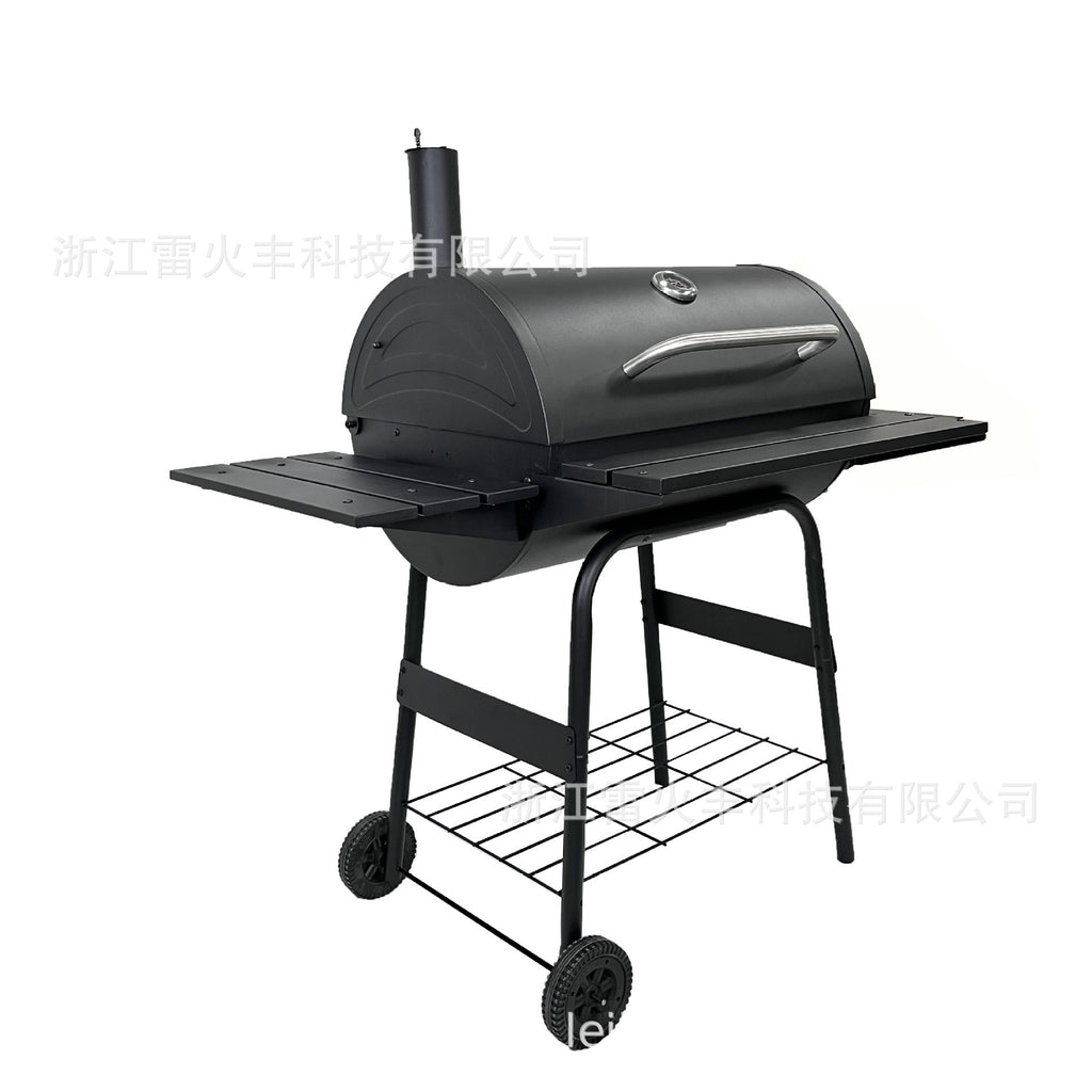 定制新款厂家直销庭院木炭烧烤炉大型焖烤炉Custom-made, factory-direct garden charcoal barbecues and large slow cookers
