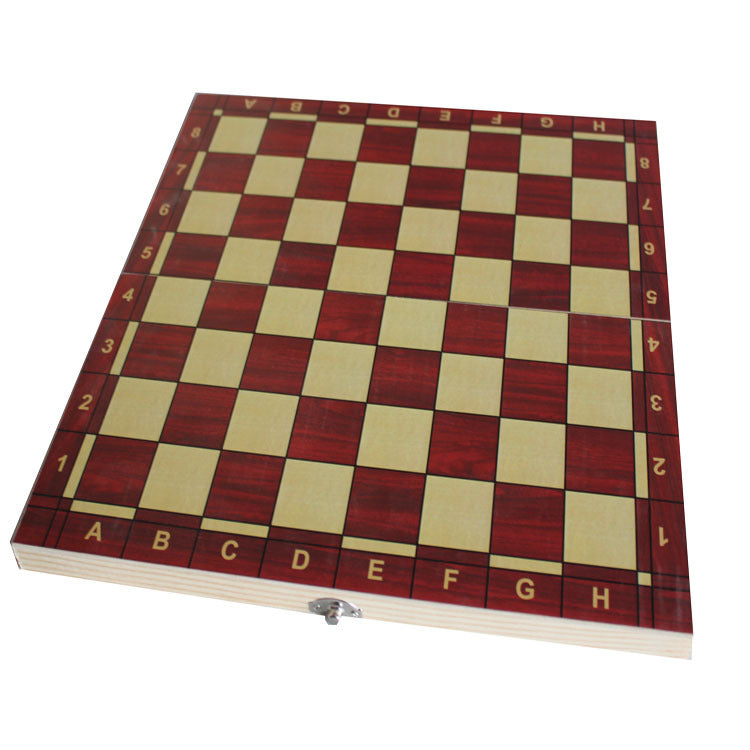 厂家直销国际象棋 木制拼格国际象棋 折叠棋盒国际象棋Factory-direct chess sets, wooden checkerboard chess sets, folding chess box sets