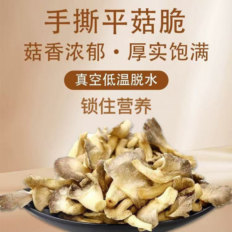 散装原味平菇脆片菌菇脆蘑菇干果蔬脆即食零食脱水蔬菜干果干批发Bulk Plain Oyster Mushroom Crisps, Mushroom Crisps, Dried Mushrooms, Fruit and Vegetable Crisps, Ready-to-Eat Snacks, Dehydrated Vegetables, Dried Fruit – Wholesale