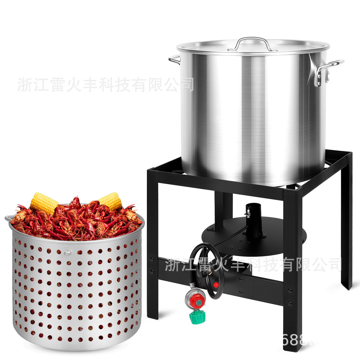 厂家批发大号炸物油炸桶家用带滤网大容量炸锅不锈钢炸薯条炸锅Manufacturer’s wholesale large-sized deep-fryer for home use, with filter basket, large-capacity deep-fryer, stainless steel chip fryer