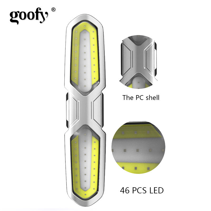新款三色自行车尾灯 COB闪烁警示安全灯 USB背包灯New Three-Colour Bicycle Tail Light: COB Flashing Safety Light, USB Rucksack Light