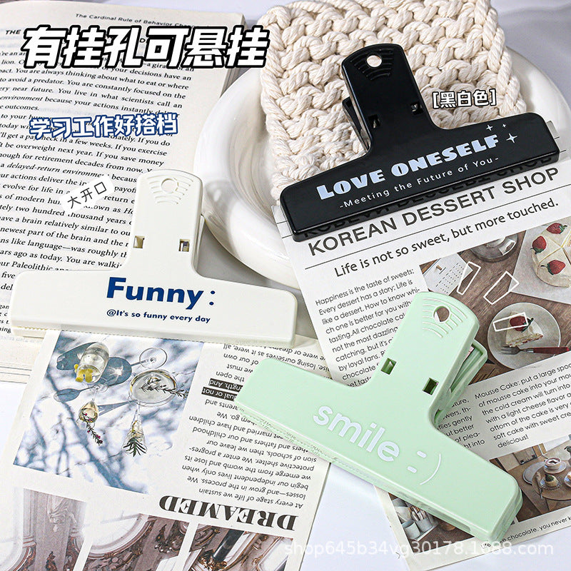 彩色磁吸系列夹子 学生文件票据夹个性试卷夹手账夹办公长尾夹5款Colorful Magnetic Clip Series: Student Document and Receipt Clips, Personalized Test Paper Clips, Planner Clips, and Office Paper Clips—5 Styles