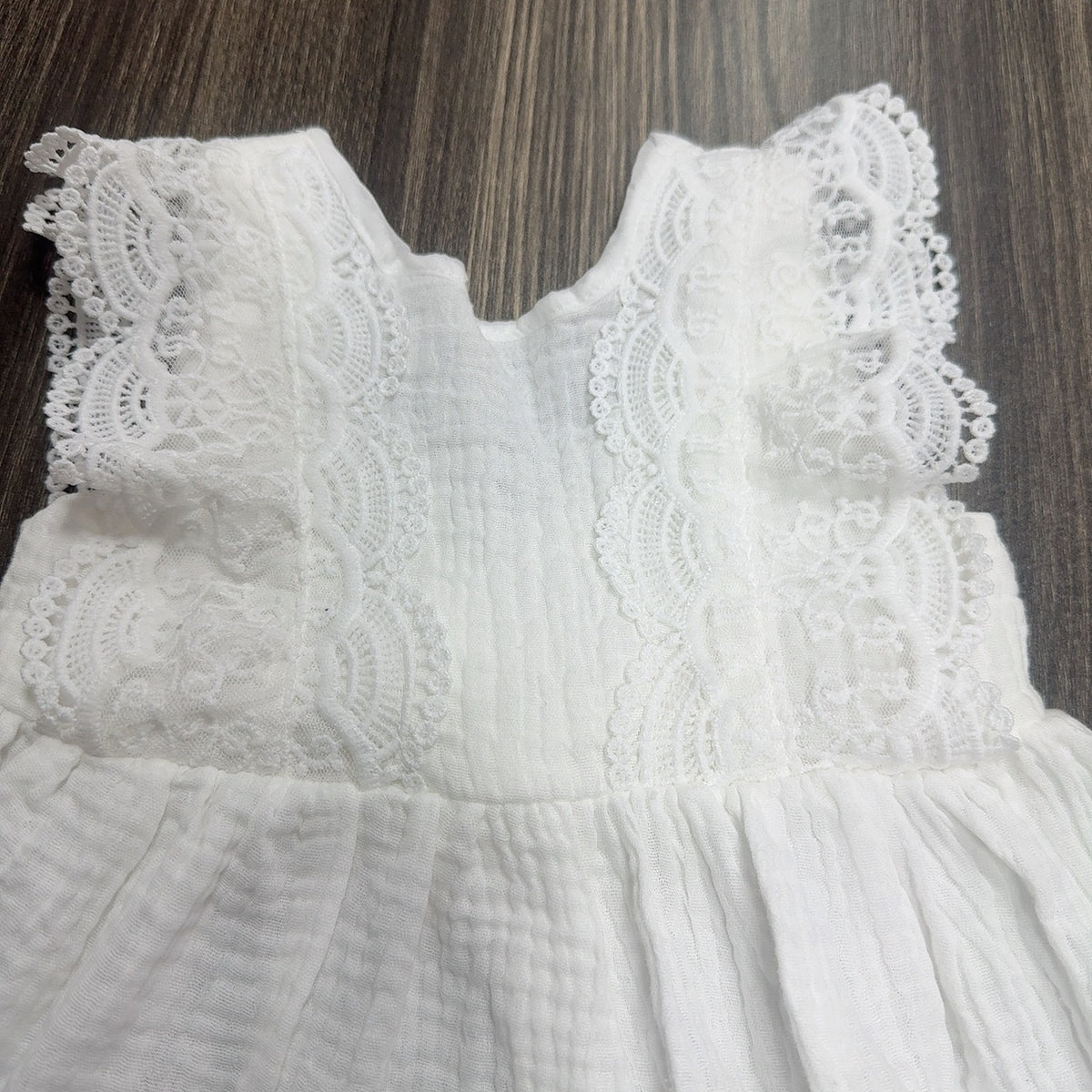 夏季女宝宝针织无袖连身裙婴幼儿女童蝴蝶结蓬蓬公主裙 Summer Knit Sleeveless One-Piece Dress for Baby Girls—Infant and Toddler Girls' Bow-Adorned Puffy Princess Dress