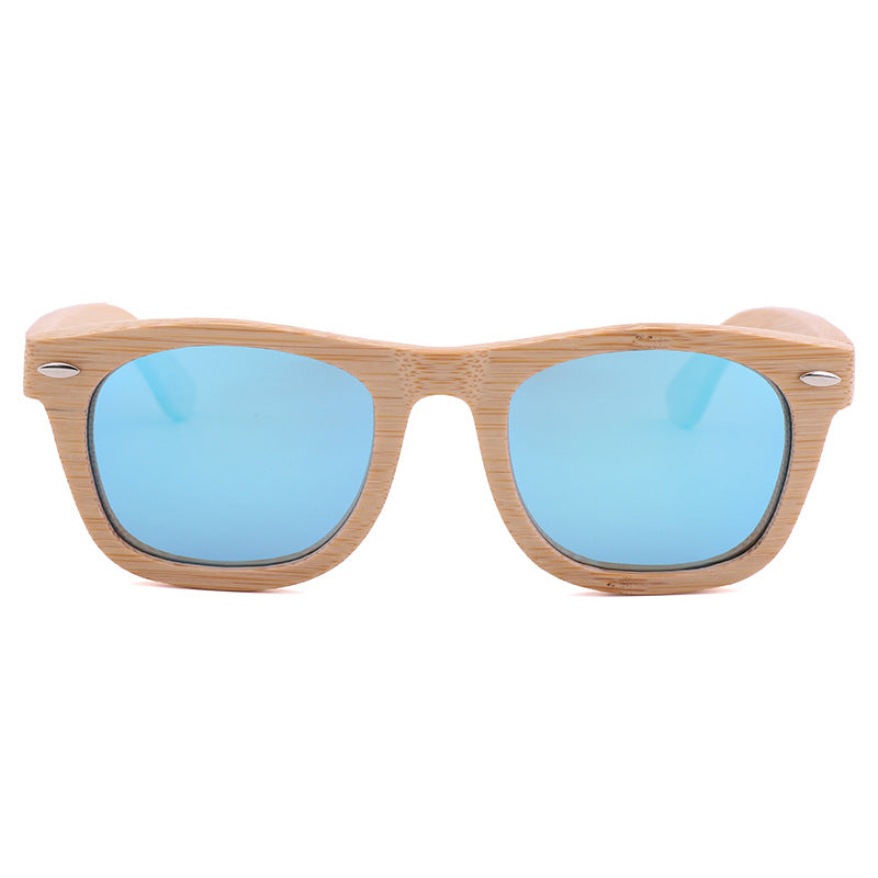 方形竹木眼镜Square bamboo and wood glasses