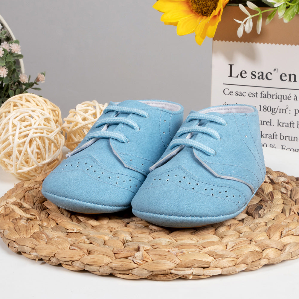 春秋英伦风宝宝学步鞋软底防滑婴儿鞋Spring/Summer British-Style Baby First Steps Shoes—Soft-Soled, Non-Slip Infant Shoes
