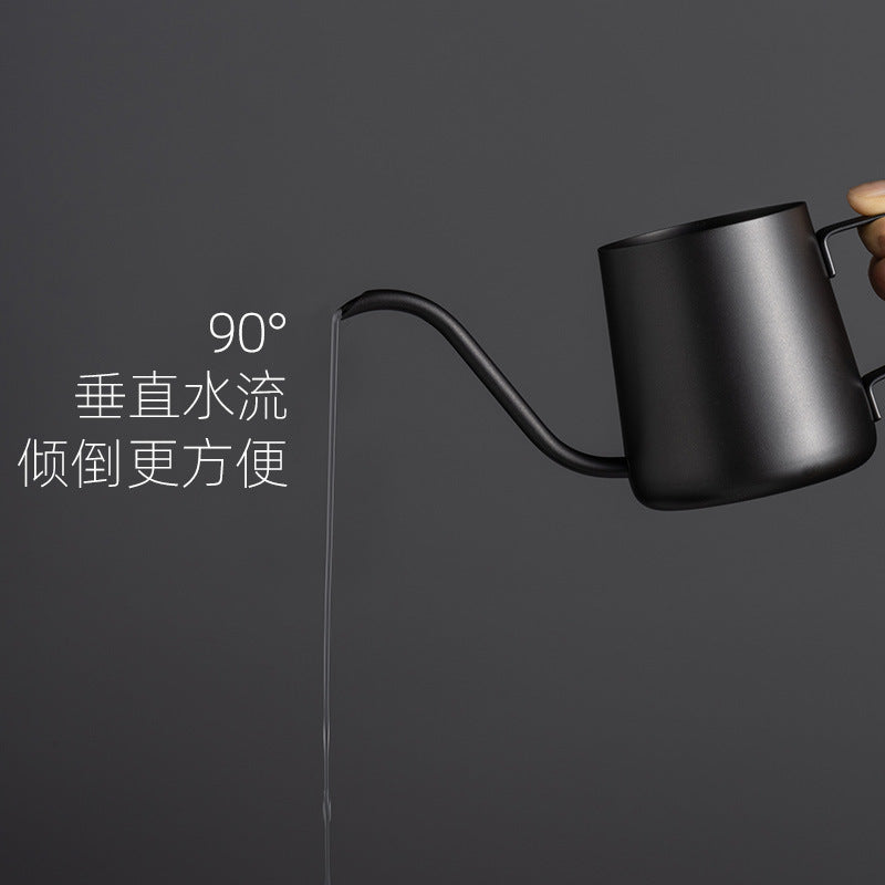 天喜手冲咖啡壶咖啡过滤杯细口壶不锈钢家用咖啡器具挂耳长嘴水壶Hand-Drip Coffee Pot, Coffee Filter Cup, Narrow-Mouthed Pot, Stainless Steel Home Coffee Set, Drip Coffee Pot with Long Spout