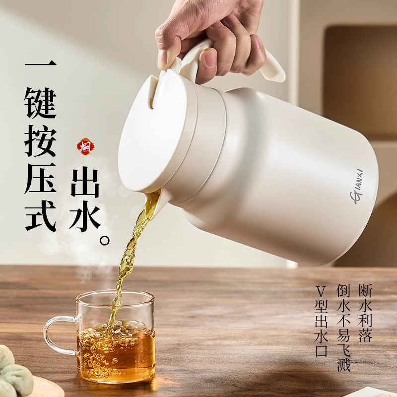 升级款钛焖茶壶办公室小型泡茶壶个人家用保温壶新款高颜值闷茶壶Upgraded Titanium Tea Steeping Pot—Compact Office Tea Maker, Personal/Home Use Insulated Teapot, Stylish Tea Steeping Pot