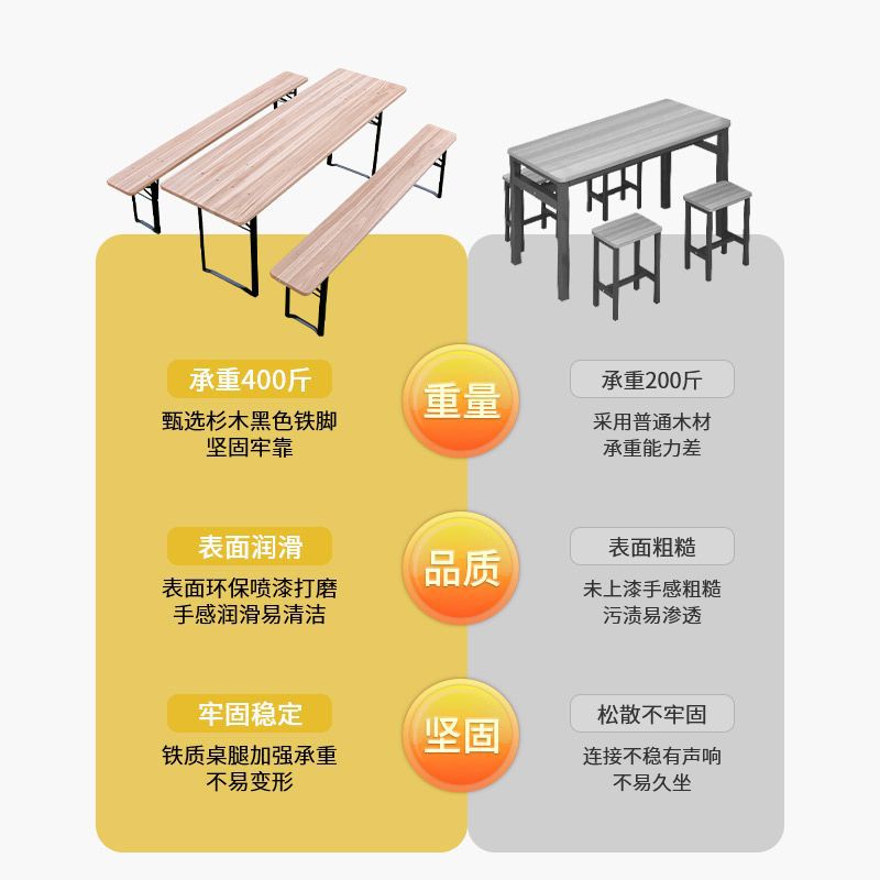 户外休闲折叠桌椅Folding Tables and Chairs for Outdoor Leisure