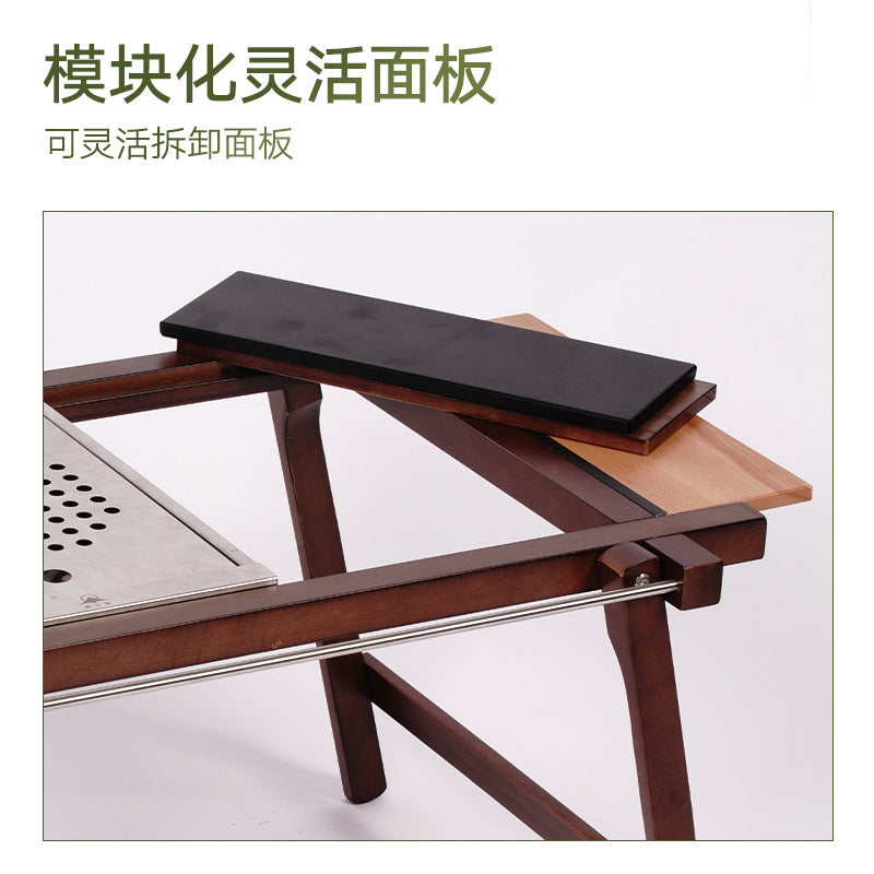 野炊烧烤桌子Picnic and barbecue table