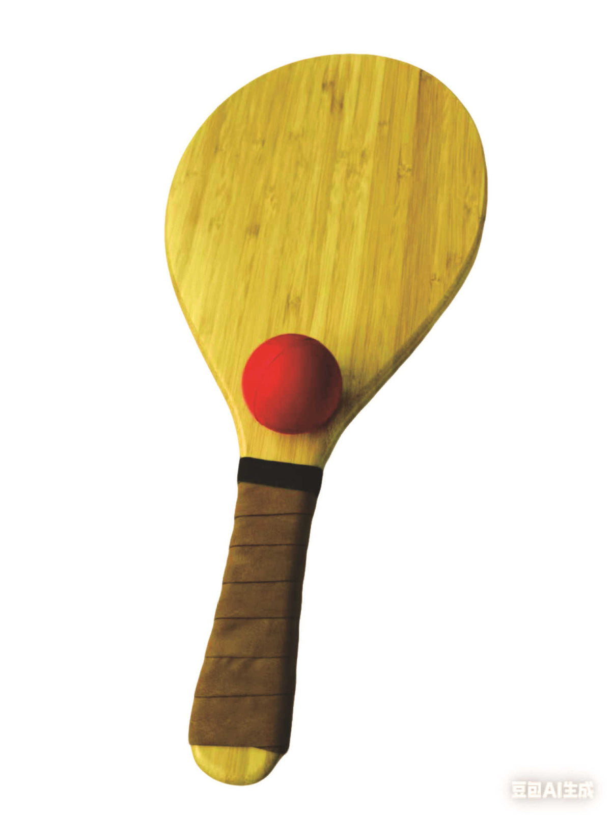 竹制沙滩拍匹克球拍实木户外运动亲子互动球拍可加logoBamboo beach racquet, Peak racquet, solid wood outdoor sports racquet, parent-child interactive racquet – logo can be added