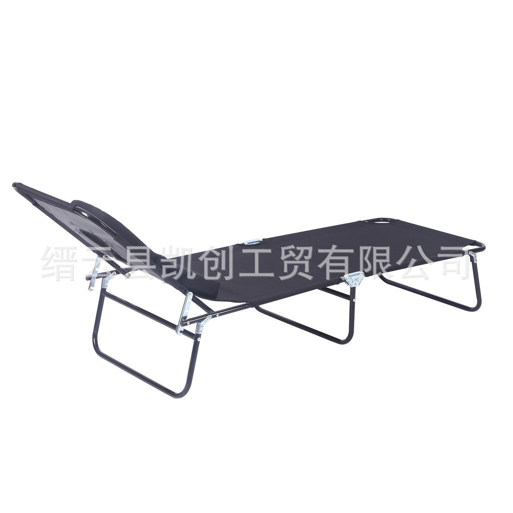 户外三折按摩躺床阳台休闲室外庭院躺床折叠沙滩床Outdoor Three-Fold Massage Lounger, Balcony Leisure, Outdoor Garden Lounger, Folding Beach Bed