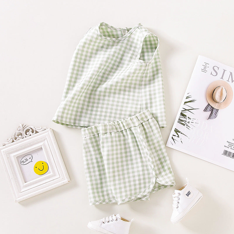 童装宝宝夏装男童夏季无袖背心T恤短裤套装Baby Summer Outfits—Boys' Summer Sleeveless Tank Tops, T-Shirts, and Shorts Sets