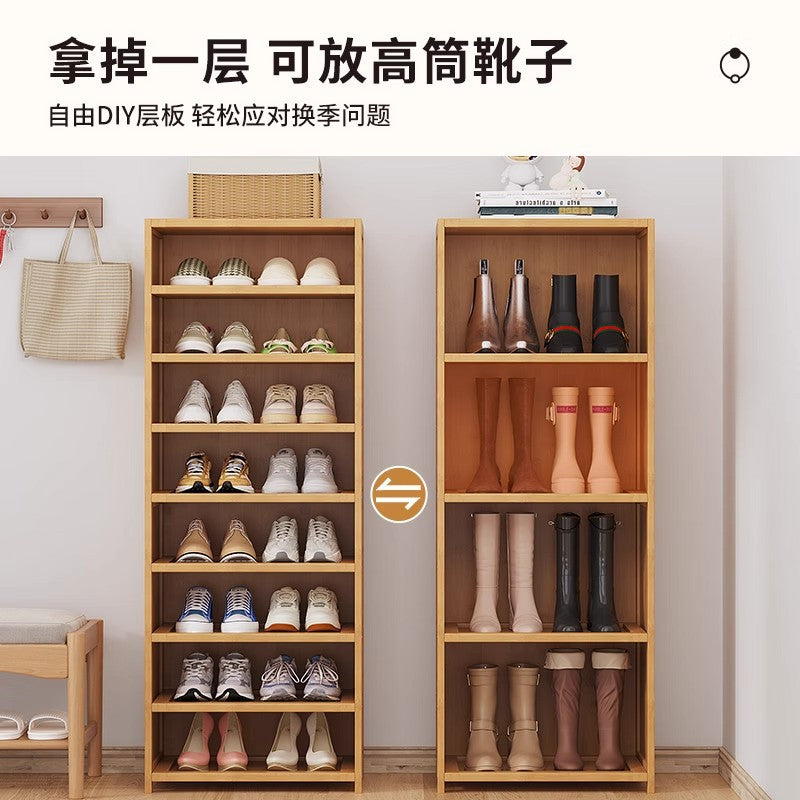 新款爆款收纳神器鞋柜子门口家用省空间出租屋用小窄宿舍鞋架New, Best-Selling Storage Solution: Shoe Cabinet for the Hallway – Space-Saving for the Home, Ideal for Rental Flats and Narrow Dorm Rooms