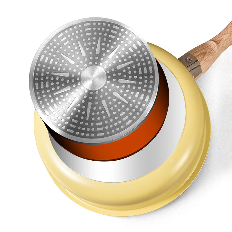 奶锅可拆卸抗菌锅锅不粘锅汤锅套装锅具可拆卸锅Dairy pot, detachable, antibacterial, non-stick, soup pot set, cookware, detachable pot