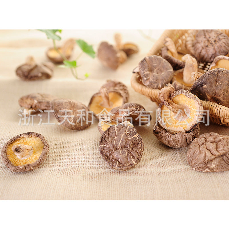 源头厂家供应原木冬菇厚菇 批发椴木香菇干 食用菌干货土特产Direct from the manufacturer: whole log-grown winter mushrooms and thick mushrooms; wholesale dried shiitake mushrooms grown on linden wood; dried edible fungi and local specialities