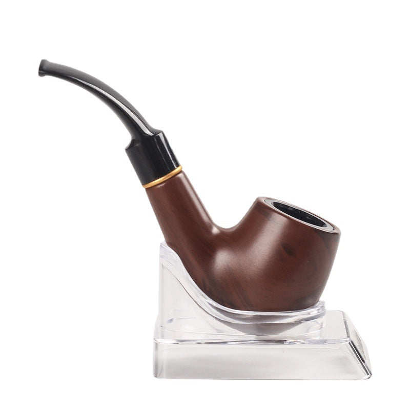 弯式经典入门烟斗清洗型循环过滤烟斗礼盒套装有配件Curved Classic Beginner’s Pipe, Cleaning-Type Circulating Filter Pipe Gift Set with Accessories