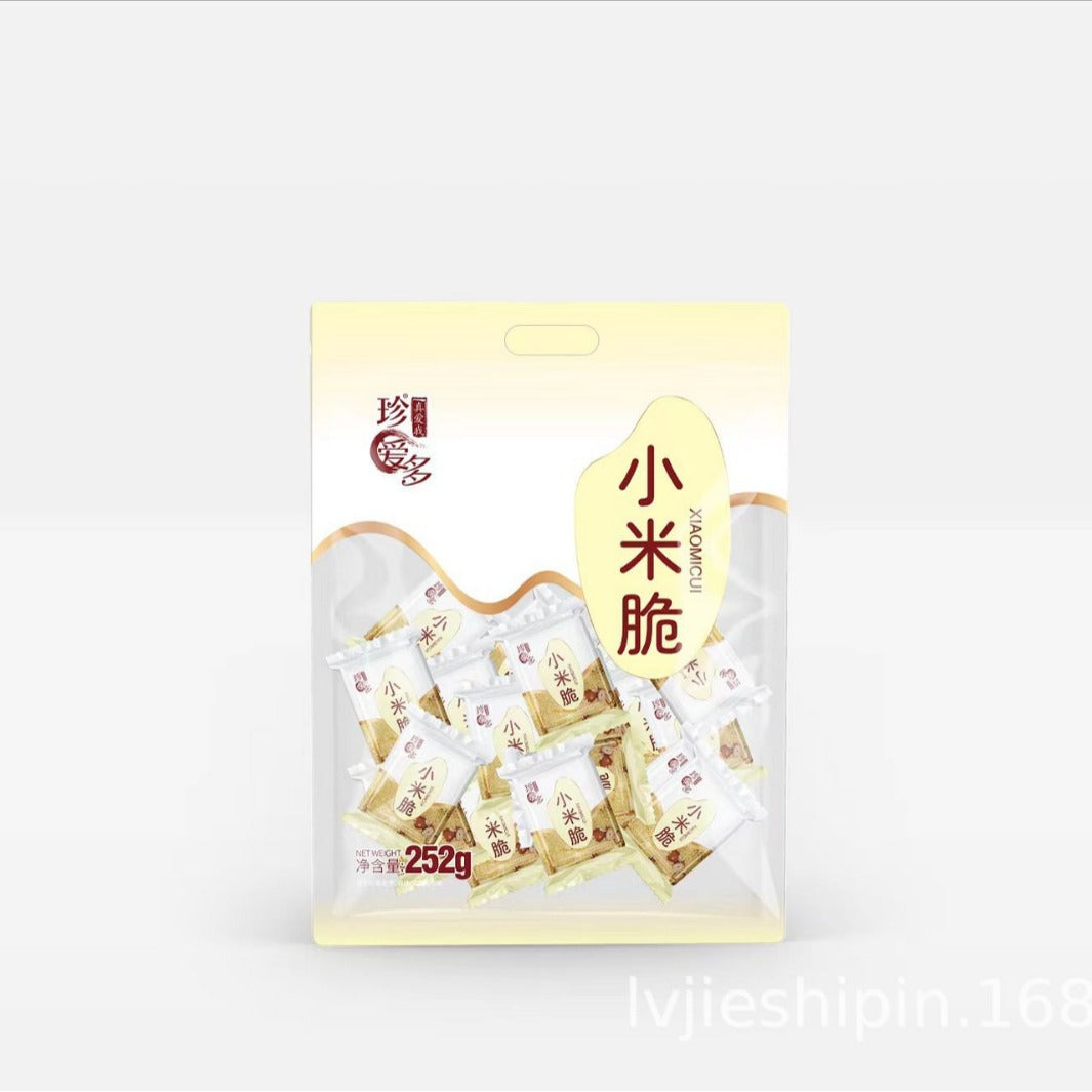 小米脆黑米酥米花糖特产糕点特色小吃爆款即食零食整箱批货批发Xiaomi Crispy Black Rice Puffs – Local Speciality Pastries, Unique Snacks, Best-Selling Ready-to-Eat Treats – Full Crates, Wholesale