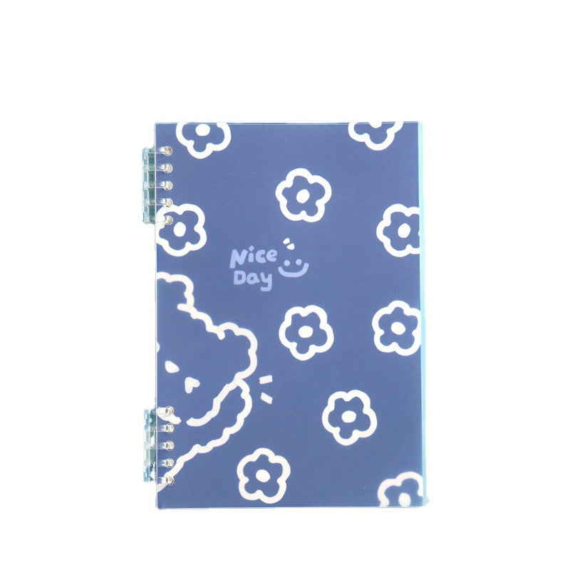 MOKA花朵笔记本不硌手活页本可拆卸本简约高颜值初中生用防水本子MOKA Floral Notebook: Comfortable to Hold, Loose-Leaf, Detachable, Minimalist, Stylish, Waterproof Notebook for Middle School Students