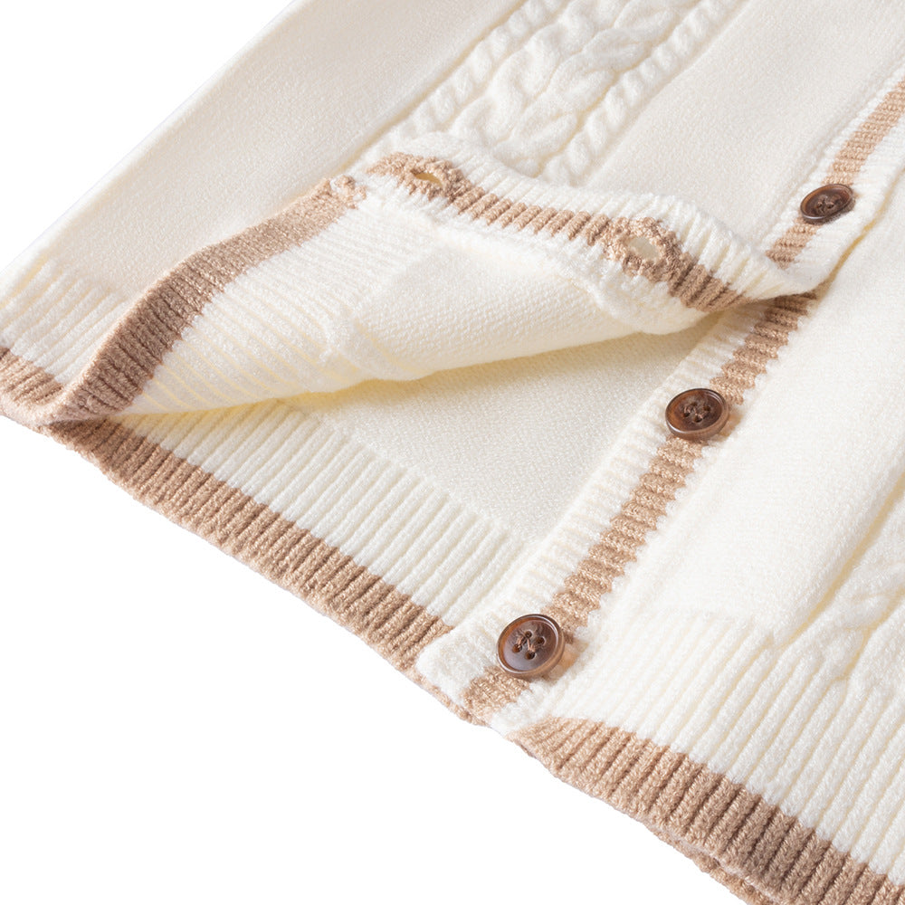 秋冬外套毛衣开衫针织衫校服外套男女童外搭上衣学院风 Fall/Winter Jackets, Sweaters, Cardigans, Knitwear, School Uniform Jackets, Outerwear for Boys and Girls, Preppy Style