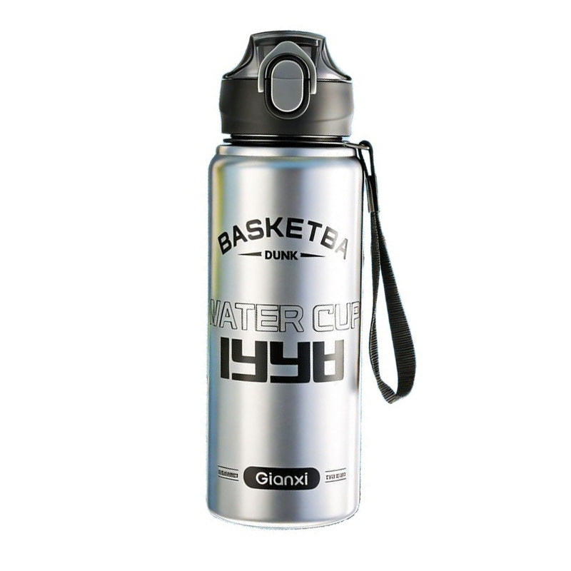 Sports & Leisure Insulated Water Bottle—Large Capacity, Outdoor-Friendly, Convenient, Dual-Drinking Lid, Student Campus Water Bottle