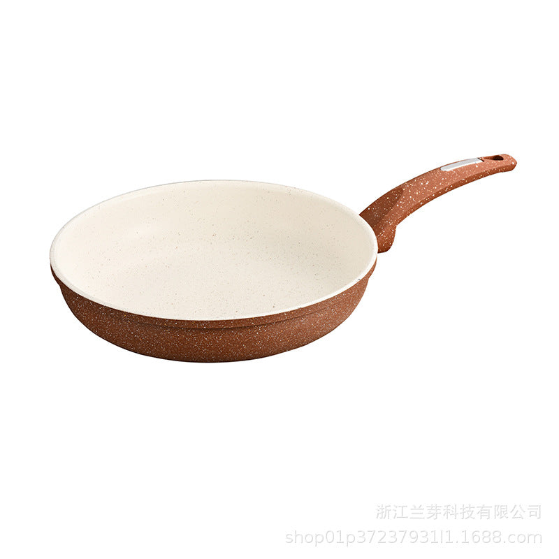 定制OEM拉伸卷边麦饭石套装不粘锅组合套装简约风铝制外贸套装Bespoke OEM Stretched-and-Crimped Maifanshi Non-Stick Cookware Set – Minimalist Aluminium Set for Export