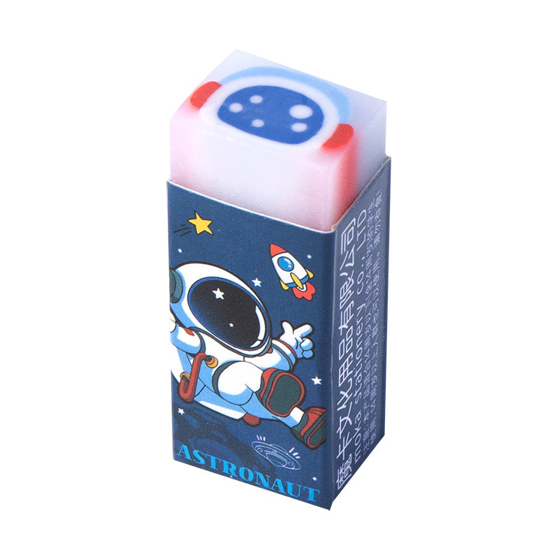 MOKA可切卡通夹心橡皮学生幼儿园环可爱萌宠绘画橡皮文具奖品MOKA Cuttable Cartoon-Printed Filled Erasers for Students and Preschoolers—Cute Pet-Themed Art Erasers, Stationery, and Prizes