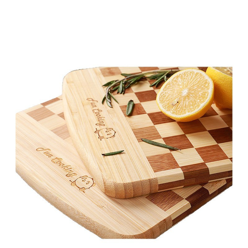 家逸星罗棋盘料理板（方形）KAYI Bamboo Cutting Board Checkboard Rectangle Pizza Tray Steak Board