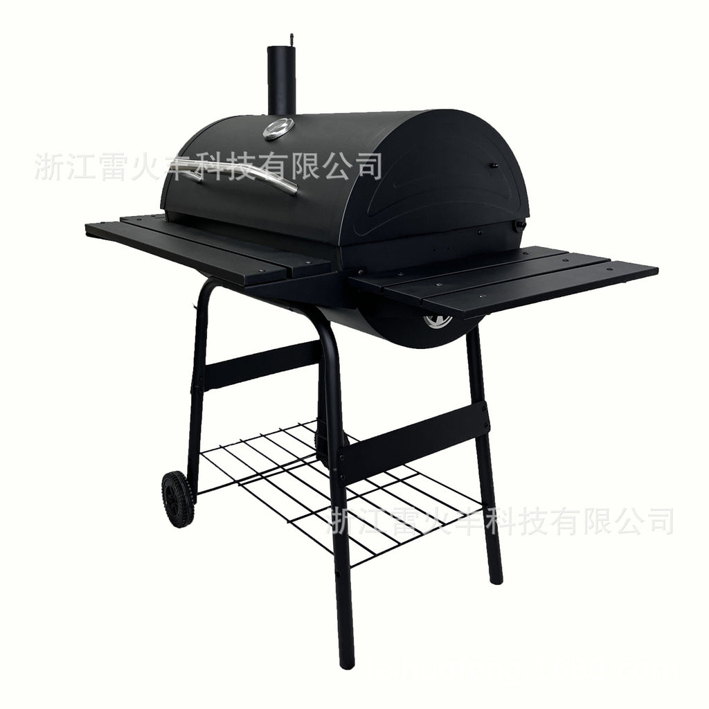 定制新款厂家直销庭院木炭烧烤炉大型焖烤炉Custom-made, factory-direct garden charcoal barbecues and large slow cookers