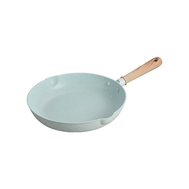 高品质高颜值多功能麦饭石不粘平底锅家用牛排煎锅煎饼High-quality, stylish, multi-functional maifan stone non-stick frying pan – ideal for home use for steaks, pancakes and more
