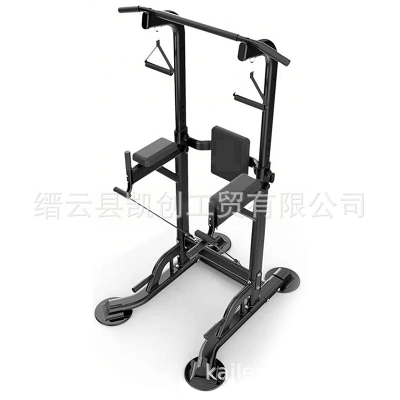 跨境批发室内多功能单双杠落地运动训练器材引体向上架家用健身Cross-border wholesale indoor multi-functional single and double bar floor-standing exercise equipment, pull-up bars, home gym equipment