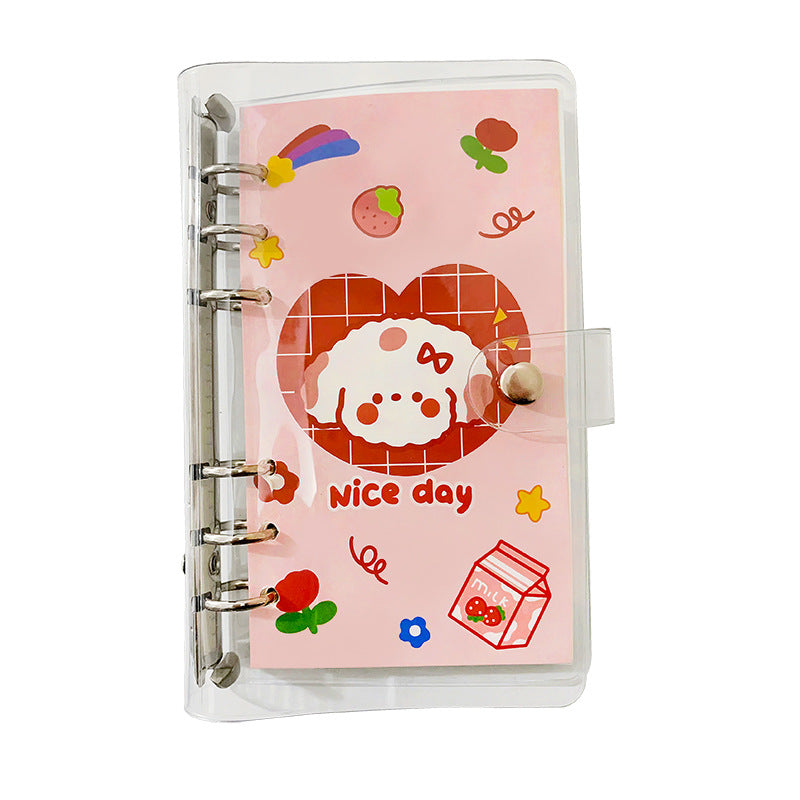 MOKA少女心手账本套装素材大礼包高颜值活页线圈本学生女生笔记本MOKA Girly Planner Set: A Huge Bundle of Materials—Stylish Spiral-Bound Notebook for Students and Girls